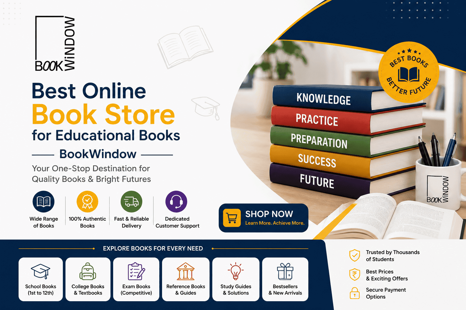 Best Online Book Store for Educational Books | BookWindow