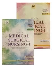 A Text Book of Medical Surgical Nursing-I — Part-A & Part-B (Set of 2 Volumes), Simplified Edition