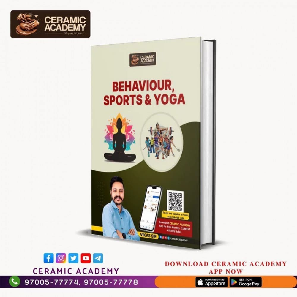 RAS Mains Behaviour, Sports & Yoga — Complete Study Material (English Medium)