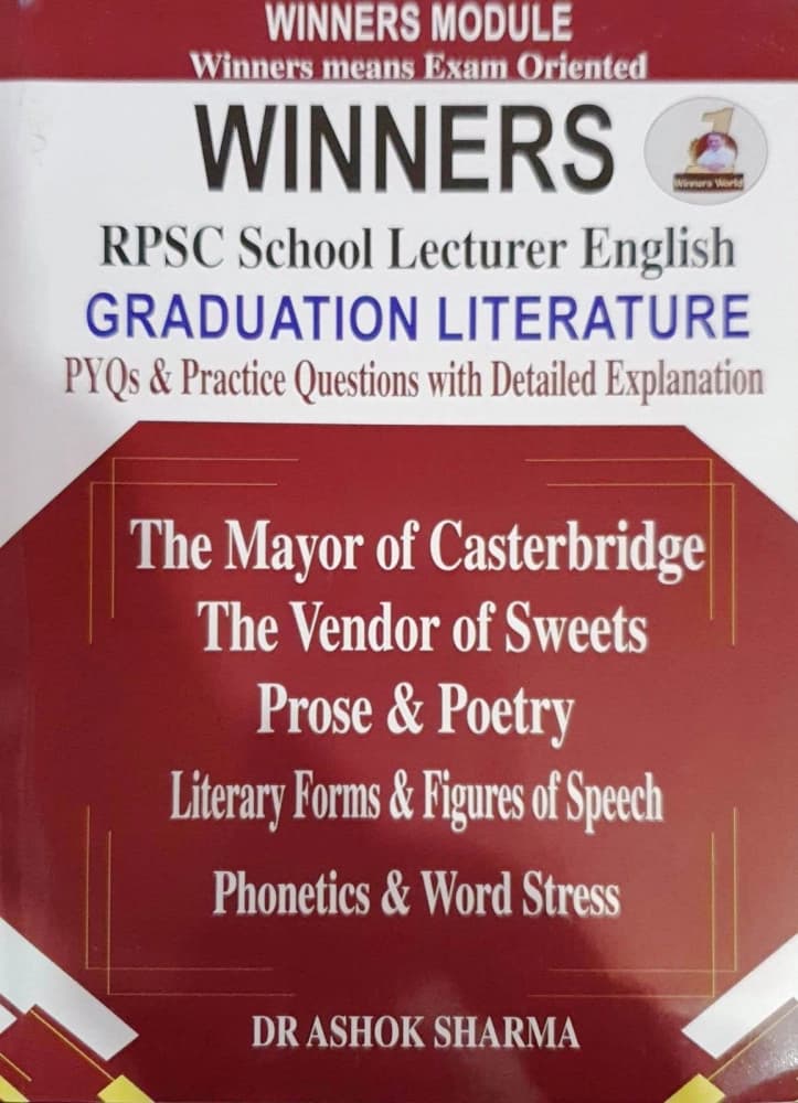RPSC School Lecturer English Graduation Literature — PYQs & Practice Questions with Detailed Explanation