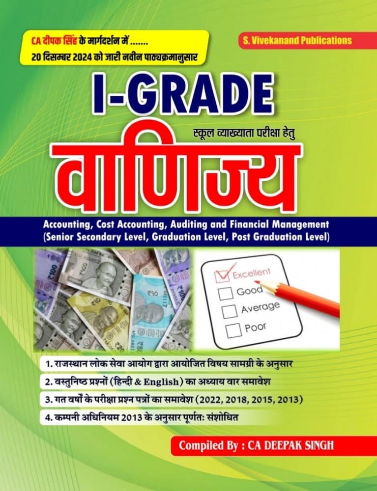I-Grade School Vyakhyata Vanijya (Commerce) Paper-II