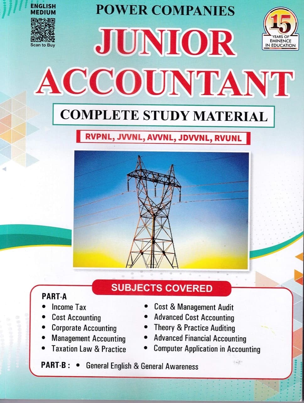 Power Companies Junior Accountant — Complete Study Material (Part-A & Part-B)