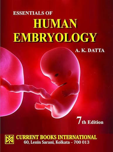 Essentials of Human Embryology (7th Edition) by A.K. Datta