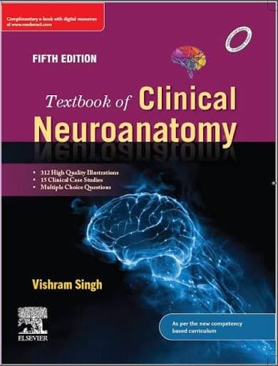 Textbook of Clinical Neuroanatomy, Fifth Edition by Vishram Singh (Elsevier)