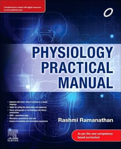 Physiology Practical Manual by Rashmi Ramanathan (Elsevier)