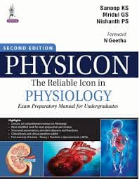 Physicon — The Reliable Icon in Physiology (2nd Edition) by Sanoop KS, Mridul GS & Nishanth PS (Jaypee Brothers Medical Publishers)