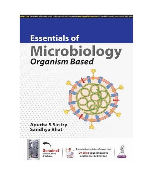 Essentials of Microbiology: Organism Based, First Edition (Medical Textbook) — Apurba S. Sastry, Sandhya Bhat (Jaypee Brothers Medical Publishers)