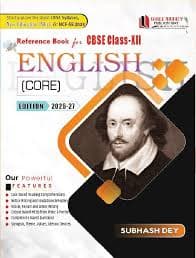 Reference Book for CBSE Class-XII English (Core) — Subhash Dey, 2026-27 Edition