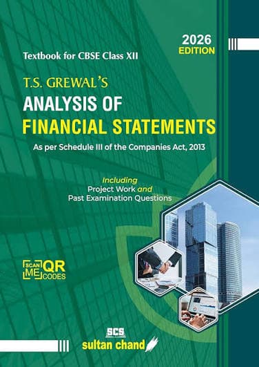 T.S. Grewal's Analysis of Financial Statements — Textbook for CBSE Class XII, 2026 Edition