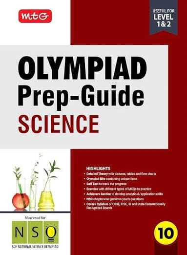 Olympiad Prep-Guide Science for Class 10 (NSO Level 1 & 2) — MTG Learning Media