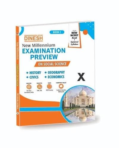 New Millennium Examination Preview on Social Science for Class 10 (Book 2) — Dinesh Publications