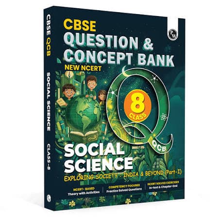 PW CBSE Question & Concept Bank Class 8 Social Science (Exploring Society: India & Beyond, Part-I) — Based on New NCERT Textbook