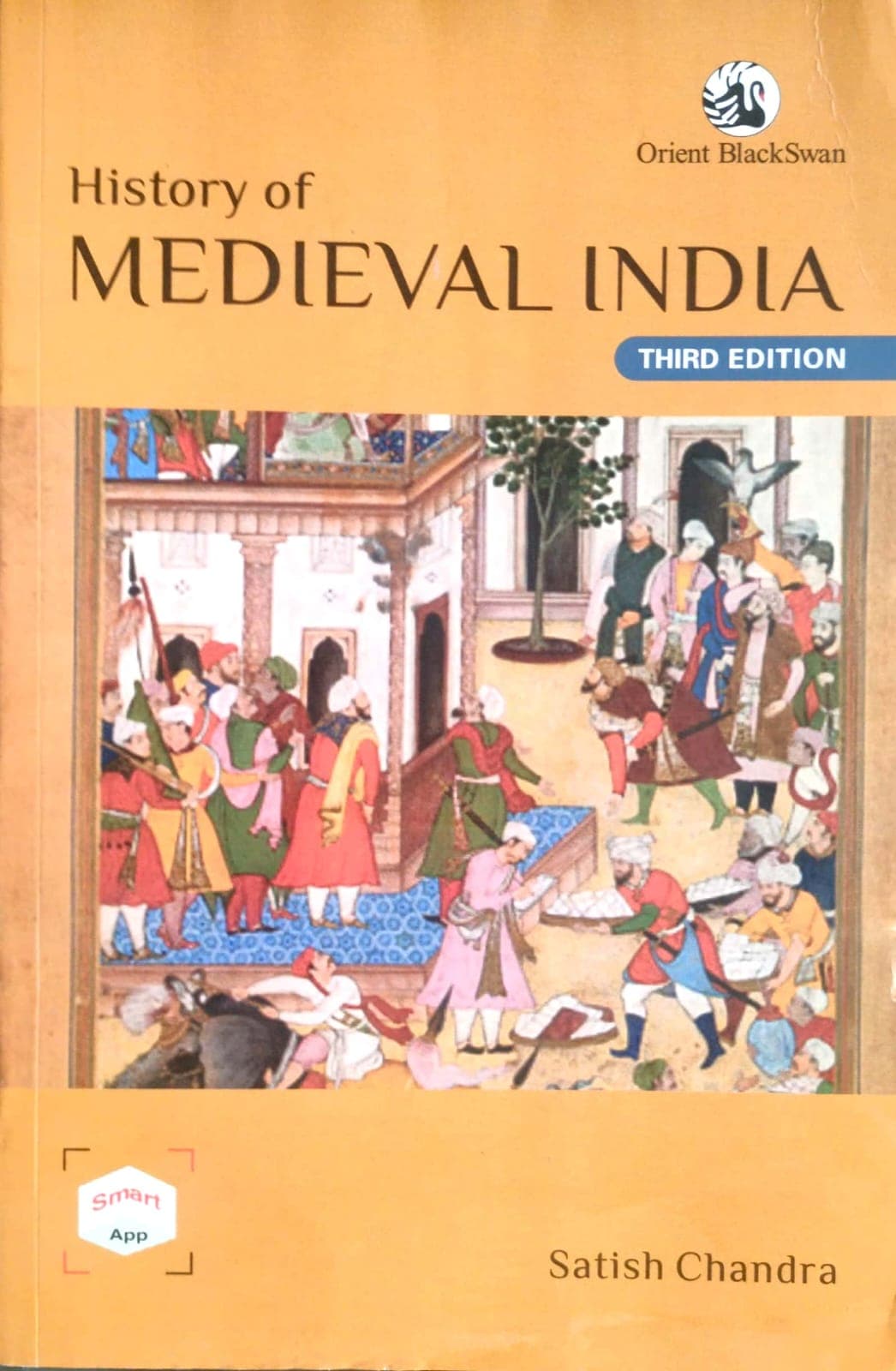 History of Medieval India by Satish Chandra — Third Edition, Orient BlackSwan, English Medium, for UPSC & RPSC Exams