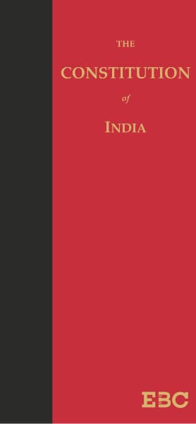 The Constitution of India — Bare Act, EBC (Eastern Book Company), English Medium, Complete Text with Preamble, Articles & Schedules