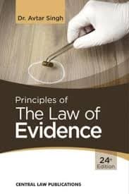 Avtar Singh Principles of Law of Evidence 24th Edn | CLP
