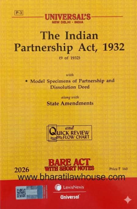 Indian Partnership Act 1932 Bare Act 2026 | Universal