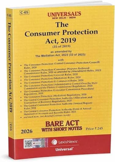 Consumer Protection Act 2019 Bare Act 2026 | Universal