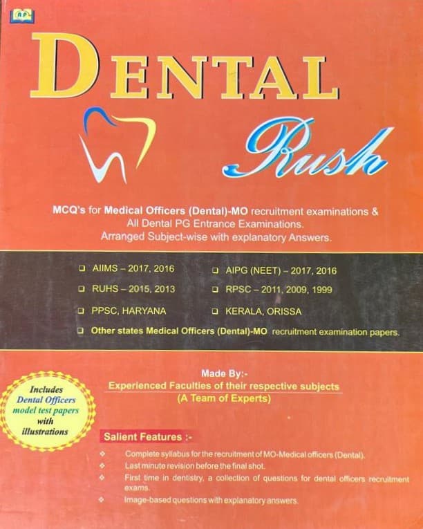 Dental Rush Guide Book for Dental MO & Dental PG Exams
