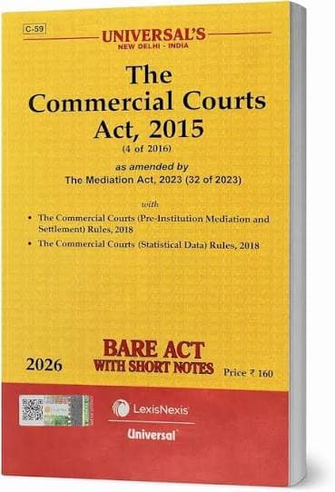 Commercial Courts Act 2015 Bare Act 2026 | Universal