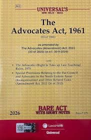 Advocates Act 1961 Bare Act 2026 | Universal