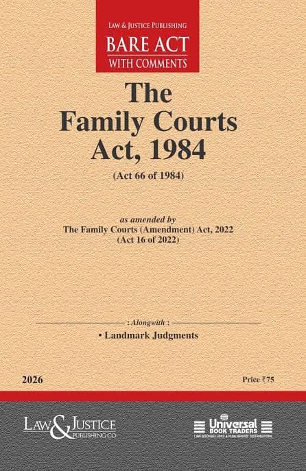 Family Courts Act 1984 Bare Act with Comments 2026 | LJP