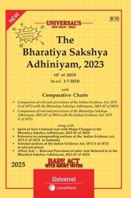 Bharatiya Sakshya Adhiniyam 2023 Bare Act | Universal