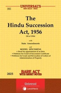 Hindu Succession Act 1956 Bare Act 2025 | Universal