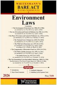 Whitesmann's Environment Laws Bare Act 2026