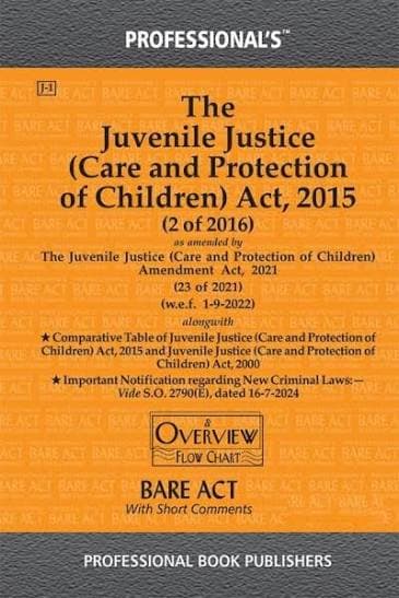 Juvenile Justice Act 2015 Bare Act | Professional