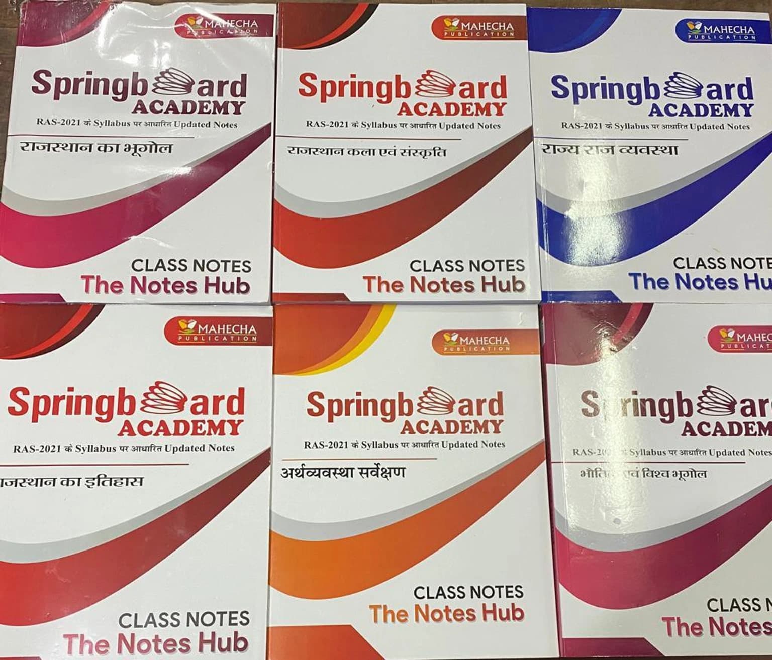 Mahecha Springboard Academy RAS Pre & Mains Hand Written Notes — Combo Set of 25 Books thumbnail 2