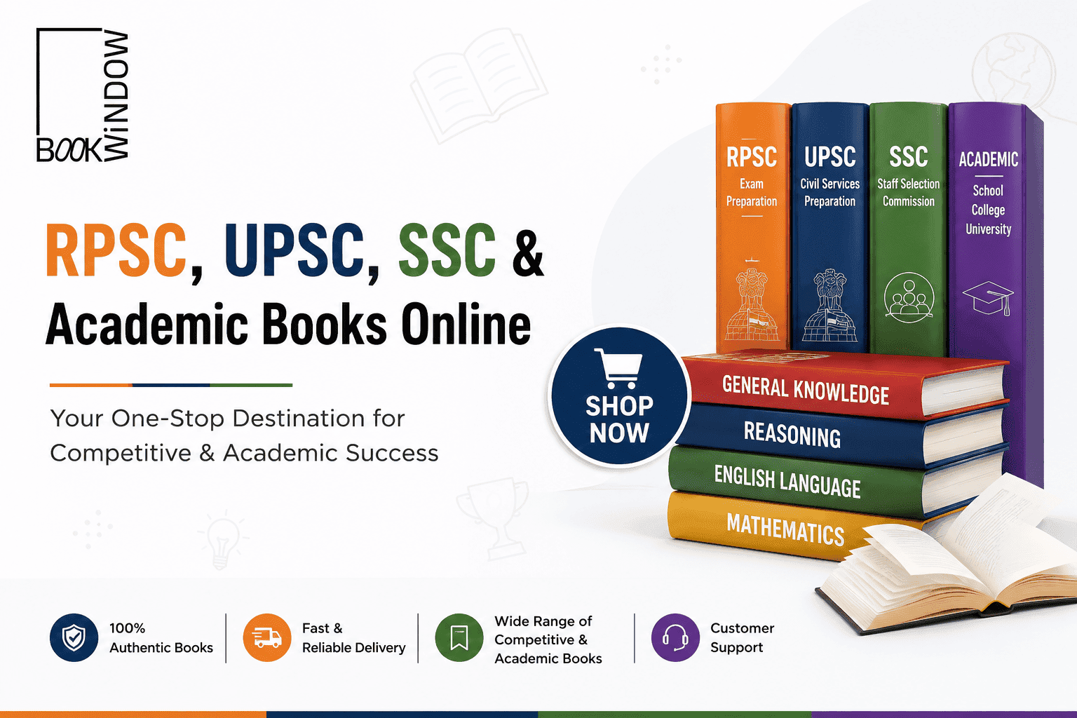 RPSC, UPSC, SSC & Academic Books Online | BookWindow