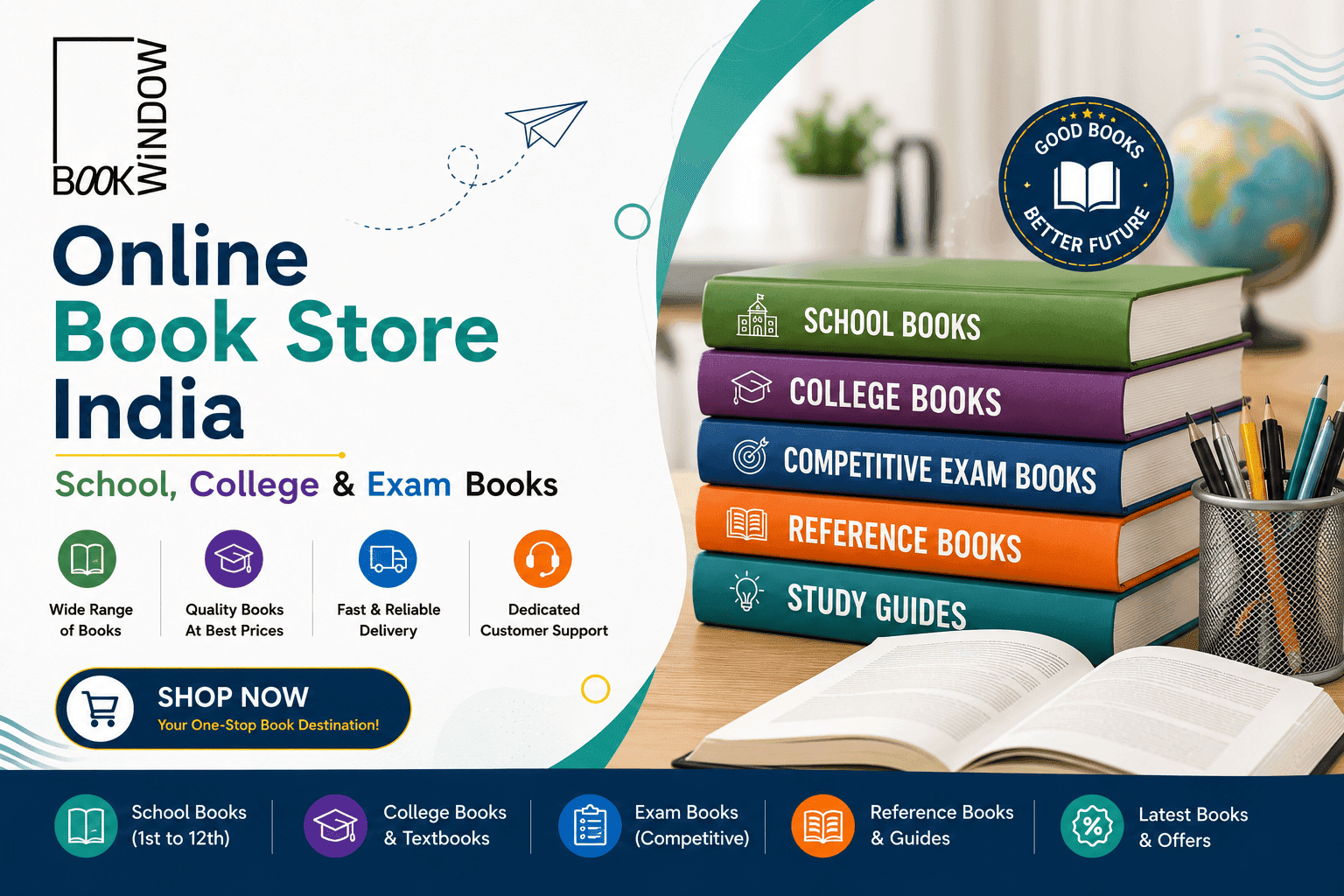 Online Book Store India | School, College & Exam Books